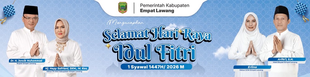 Idul Fitri Bupati Empat Lawang dan Wabup Empat Law