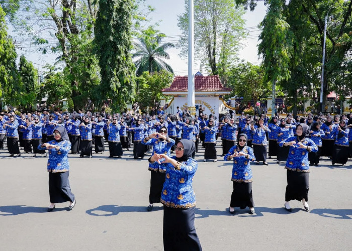 Pelantikan PPPK di Lahat Catat Sejarah, Tabola Bale Gema di Halaman Pemda