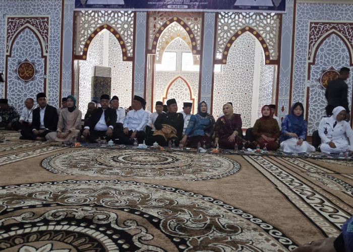 Foto Peresmian Masjid Jamik Cahaya Arrohman di Desa Lebak Budi