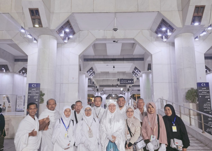 Jamaah Haji Kloter 2 PLM asal Lahat Umroh Sunnah