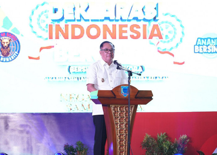 Foto Wagub Sumsel Hadiri Deklarasi Indonesia Bersinar di Lahat