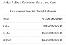 Tak Anjlok, Nilai Tukar Kurs Rupiah Dolar Sudah Tembus Diangka Rp 16.300