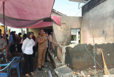 Wabup Widia Ningsih Tinjau Kebakaran di Pagar Agung, Pastikan Bantuan Terealisasi