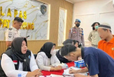 Wujudkan Lingkungan Sehat, Lapas Empat Lawang Gelar Tes Urine Menyeluruh