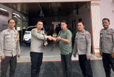 Polsek Merapi Terima Serahan 2 Pucuk Senpi Rakitan