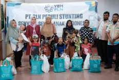 Melalui YBM, PLN UP3 Lahat Serahkan Makanan Bergizi Cegah Stunting di Kabupaten Lahat