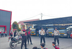Personel Polres Lahat Asah Keterampilan Pengendalian Massa melalui Flash Ball