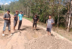 PT Medco E&P Indonesia Peduli Jalan Rusak Menuju Desa Mekar Jaya, Kirimkan Batu Sirtu untuk Perbaikan