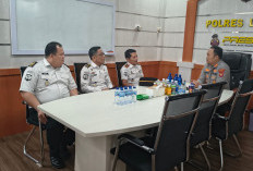 Kabapas Lahat Silaturahmi ke Polres, Perkuat Sinergi Hadapi KUHP dan KUHAP Baru