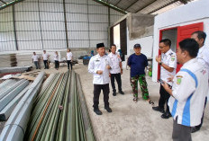 Sekda Empat Lawang Tinjau Pembangunan Kopdes Merah Putih, Progres Capai 95 Persen