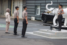 Kapolres Lahat Pimpin Jam Pimpinan, Tekankan Disiplin dan Pelayanan Humanis