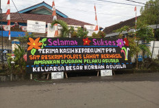 Ungkap Kasus Asusila, Unit PPA Satreskrim Dapat Karangan Bunga