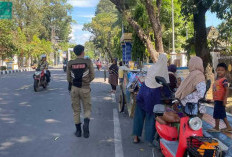 Satpol PP Lahat Imbau PKL Tidak Berjualan di Bahu Jalan