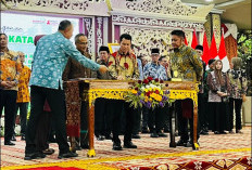 Wabup Empat Lawang Tandatangani Nota Kesepakatan dengan BPS
