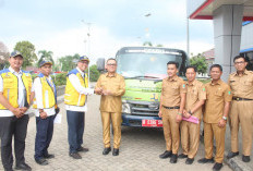 Pemkab Empat Lawang Terima Bantuan Kendaraan dari Kementerian PUPR dan PT Kendi