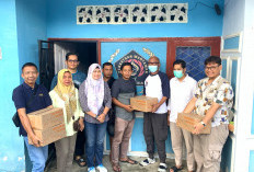 Pererat Silaturahmi, PT Priamanaya Grup Berbagi dengan Pengurus PWI Lahat
