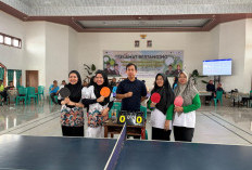 Tim Tenis Meja Ganda Putri Kemenag Empat Lawang Raih Juara II Tingkat Sumsel