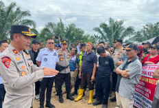 Aksi Unjuk Rasa Damai Warga 10 Desa di Lahat Berakhir Damai