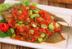 Mantab Bener! Ini Resep Ikan Gurame Goreng Sambal Pete Siram Ala Chef Rudy