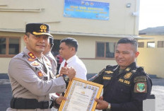 Kapolres Empat Lawang Apresiasi Pengungkap Ladang Ganja 20 Hektar, Puluhan Personel Terima Penghargaan