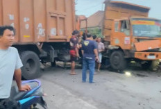 Jalan Merapi Timur Sempat Macet Panjang