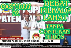 Masyarakat Kabupaten Lahat Nyatakan Debat Perdana Cabup Cawabup Lahat Milik Paslon 02 Bursah - Widia