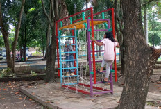  Taman Bermain GOR Lahat Ramai Pengunjung