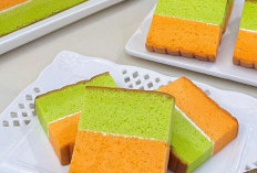 Ini Resep dan Cara Membuat Kue Lapis Surabaya Pandan Jeruk