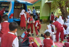 Mobil Perpustakaan Keliling Kembali Sambangi Sekolah di Kabupaten Lahat