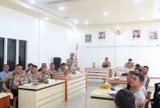 Polres Lahat Gelar (GO) Opsnal dan Anev Gangguan Kamtibmas