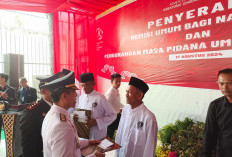 Pj Bupati Lahat Hadiri Penyerahan Remisi Warga Binaan Lapas Lahat