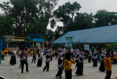 Senam Sehat Jadi Rutinitas di SMPN 2 Lahat