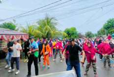 Senam Sehat Sekda Lahat Bersama Masyarakat RD PJKA