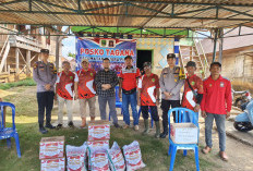 Kapolres Empat Lawang Salurkan Bantuan Sosial untuk Korban Kebakaran di Muara Pinang