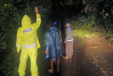 Longsor Tutup Akses Lahat–Manna, Polres Lahat Lakukan Monitoring Intensif di Tanjung Sakti
