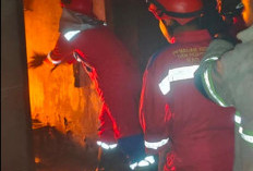 Gudang Terbakar di Talang Jawa Utara, Satu Orang Alami Luka-luka Bakar