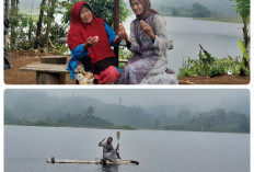 Cawabup Widia Ningsih Kagumi Pesona Danau Dedughuk Bahkan di Hibur Seni Tradisional Betadut