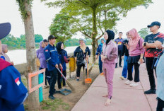 Wabup Widia Ningsih Tindak Tegas Pelanggar Buang Sampah Sembarangan di Tepian Ayek Lematang