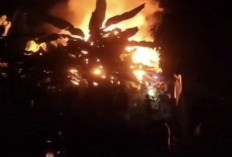 Kebakaran di Empat Lawang Diduga Konsleting Listrik