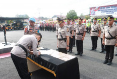 Kapolres Lahat Pimpin Sertijab Jabatan Penting, Inilah Nama-namanya