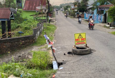 WASPADA! Ada Jalan Jebol di Kelurahan Kota Baru