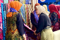 Ketua IAD Sumsel Datangi Lahat, Sri Meliyana Kenalkan Songket Perlung 
