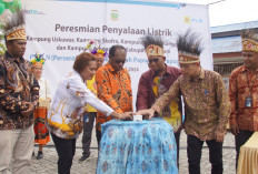 Tembus Akses Menantang, PLN Berhasil Listriki Lima Kampung Di Keerom, Papua