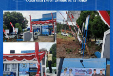 BNNK Empat Lawang Dukung Semarak HUT ke-19 Kabupaten melalui Pemasangan Umbul-Umbul dan Spanduk