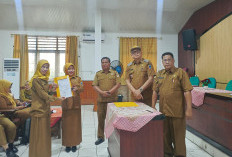 139 Kepsek TK, SD SMP Resmi Serah Terima Jabatan