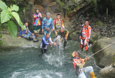 Indahnya Wisata Satu Ini, Air Berwarna Biru, Ternyata Dekat Perkebunan Talang Gumai Lahat