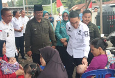 Pj Bupati Lahat Senang Kunjungi Posyandu, Ini Katanya