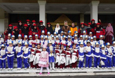 Bunda PAUD Sumsel Tyas Fatoni Membuka Lomba Marching Concert Gubernur Championship Tahun 2024