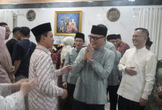 Silaturahmi Penuh Kehangatan: Bupati dan Wabup Empat Lawang Hadiri Open House Pangdam II/Sriwijaya