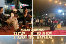 HMI Cabang (P) Lahat Gelar Nobar “Pesta Babi: Kolonialisme di Zaman Kita”